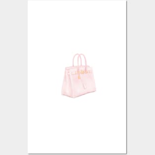 Pink Designer Handbag Posters and Art